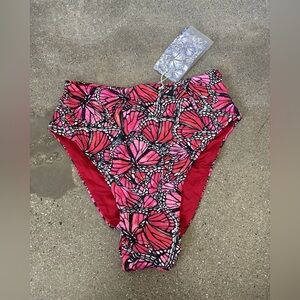 Toluca Pink Butterfly Bikini Bottom